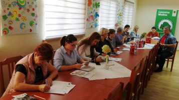 Spotkania informacyjno-szkoleniowe w ramach projektu grantowego pn.„Organizacja zajęć dla lokalnej społeczności” w Gminie Olesno i Lasowice Wielkie.