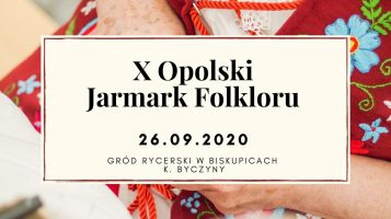 Opolski Jarmark Folkloru – ogłaszamy nabór na warsztaty rękodzielnicze!